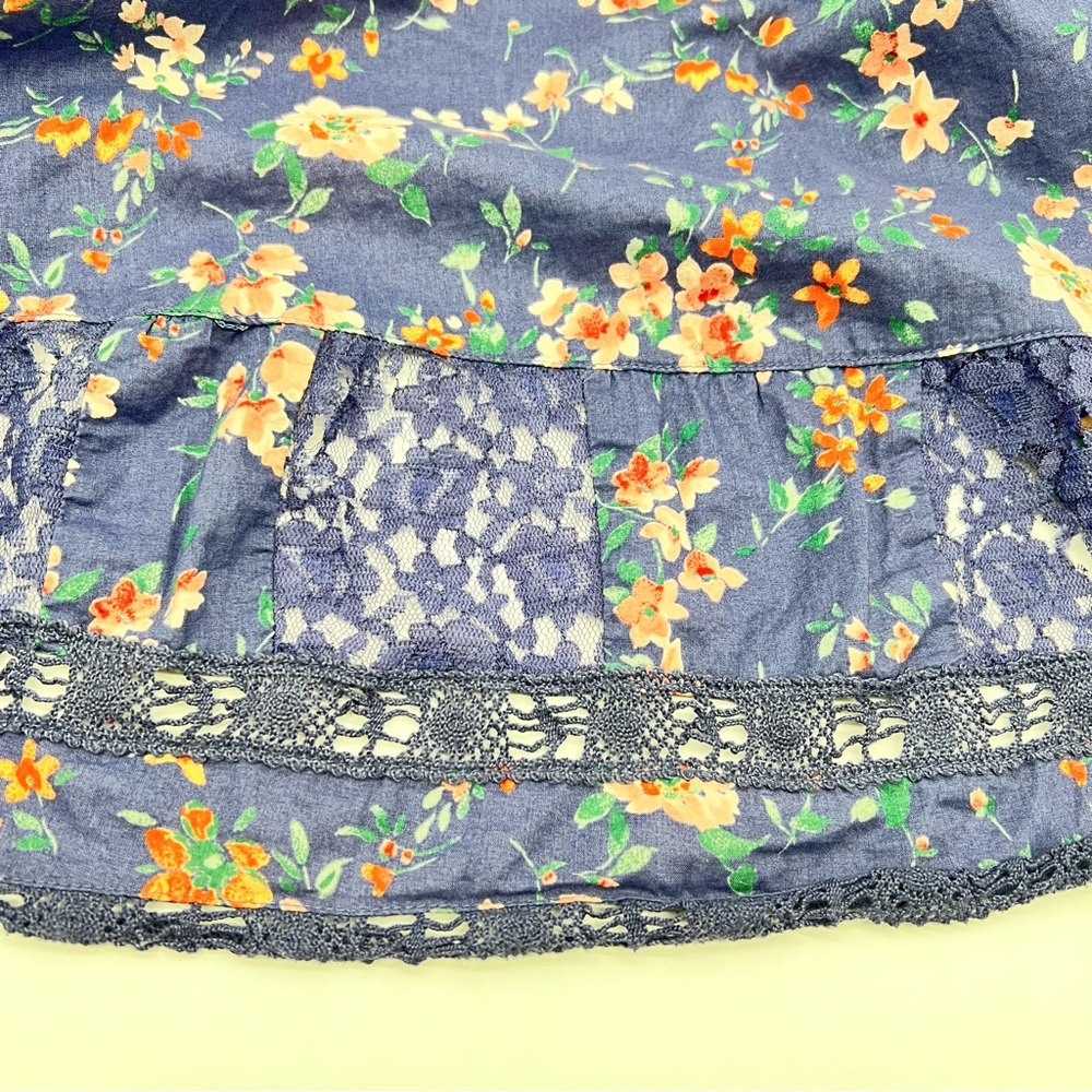 Hollister Floral Lace Tank Top - Purple - Picture 8 of 10